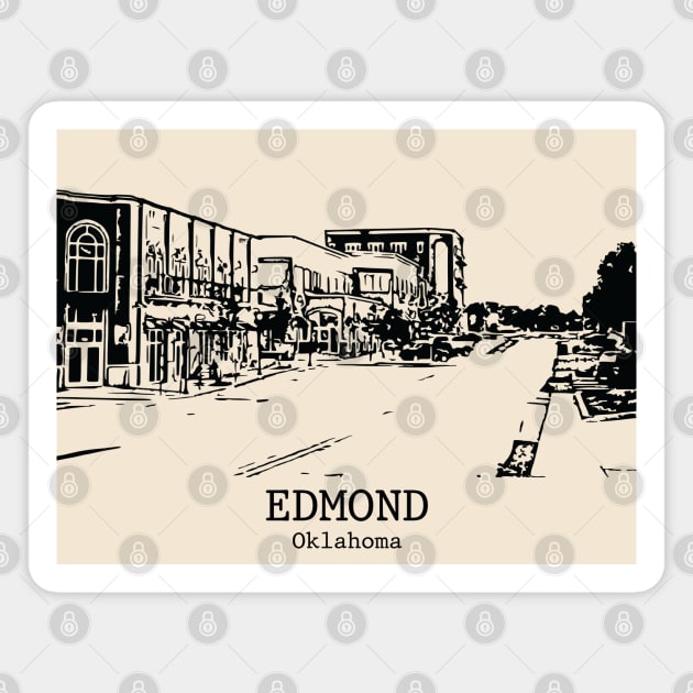 Edmond - Oklahoma Magnet by Lakeric